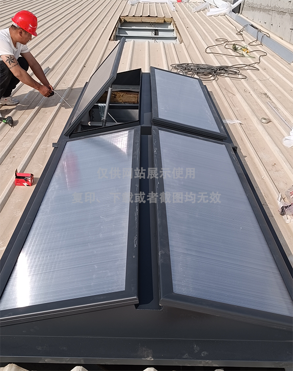 兰州王老吉生产车间平罗排烟天窗